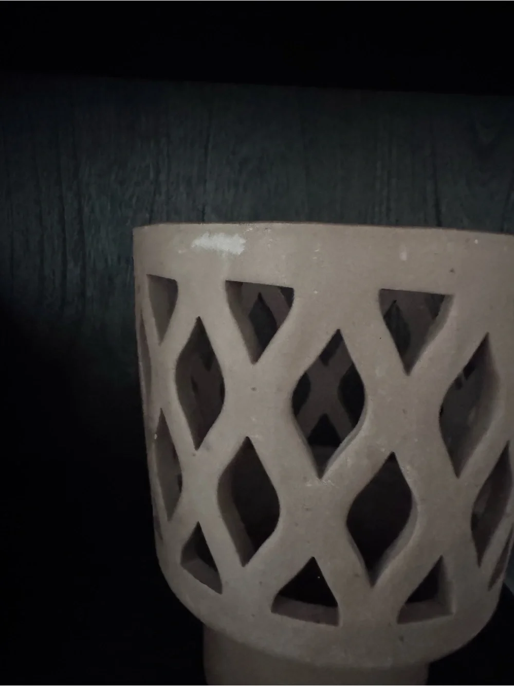 Crate & Barrel Ceramic Lantern